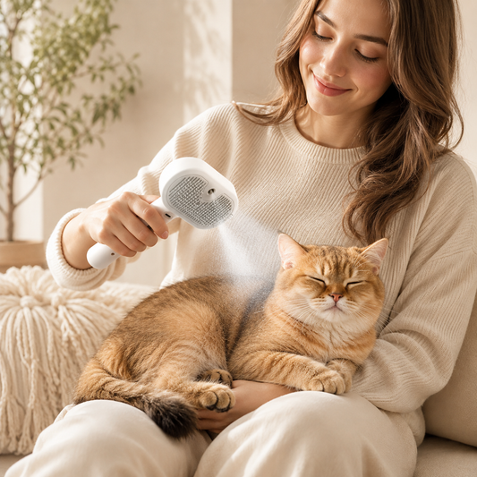 Pet Hair Spray Brush