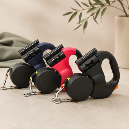 Auto Double Dog Leash